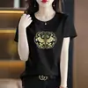 Liquidación Descuento de Marca Estilo Chino Nuevo Estilo Nacional Nuevo para Mujer Tallas Grandes Ropa Interior Cubre Vientre Holgada Camiseta Reductora de Edad