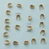 Gran oferta, hebilla de semilla de melón de acero inoxidable de 3 x 7 mm, hebilla colgante abierta, accesorios de joyería DIY, hebilla de collar, hebilla de joyería, hebilla colgante