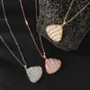 Em estoque Venda Quente Pequeno Luxo Leve Pingente Quadrado com Zircônia Total Popular na Internet Alta Sensação Personalidade Moda Nicho Pingente