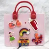 Serie de Vacaciones de Verano Transfronterizas Bolsa con Agujeros Bolsa de Flores Hebilla Material de Goma Suave de PVC Bolsa con Agujeros DIY Accesorios