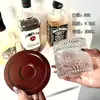 Ins Retrô com Base Plana para Copo Trapézio de Vidro Criativo de Alta Qualidade Copo de Uísque Copo de Café Copo para Cold Brew
