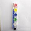 Suministro directo de fábrica de 3 ml de pigmento acrílico DIY12 colores combinados, pintura de cometas de graffiti, muñeca de yeso, pigmento de acuarela