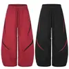 2026 Estilo Urbano Moderno Deportivo Casual Moda Juvenil Patchwork Decorativo Corte Curvo Pantalones Casuales Venta al por Mayor Directo de Fábrica 34