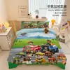Patrulla Canina Set de Cuatro Piezas de Terciopelo de Cristal Dibujos Animados Estudiante Niño Dormitorio Habitación Tres Piezas Funda de Edredón Gruesa de Invierno