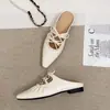 Zapatillas con Diadema de Lazo Francés Puntiagudo para Mujer, Ropa de Exterior, Nuevo Estilo 2026, Estilo Hada, Suela Plana, Zapatos Perezosos, Medias Zapatillas, Zapatos Individuales