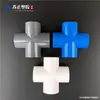 PVC Igual Diámetro Plano Cuatro Vías Adhesivo Tubería de Suministro de Agua Conexión Accesorio Plano 20 25 32 40 50