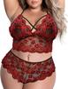 Novo Conjunto Sexy de Duas Peças Europeu e Americano Transfronteiriço, Popular na Amazon, Conjunto de Pijama de Renda Moderno e Confortável Atacado