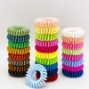 Venta Caliente Transfronteriza 3.5cm Cable de Teléfono Negro Anillo para el Cabello Anillo de Teléfono para Niños Diadema Puesto Callejero Mayorista de Yiwu Transfronterizo
