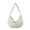 Bolso de Mujer de Gran Capacidad con Lunares, Estilo Coreano Nuevo, Relajado, Bolso de Mano Versátil Casual, Bolso de Hombro Ligero para Viajar al Trabajo