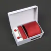 Nueva Caja de Regalo para Corbata de Hombre Transfronteriza con Bordado Jacquard, Stock Listo de Fábrica al por Mayor, Personalización de Logo, Empaque de Caja de Regalo de Alta Gama