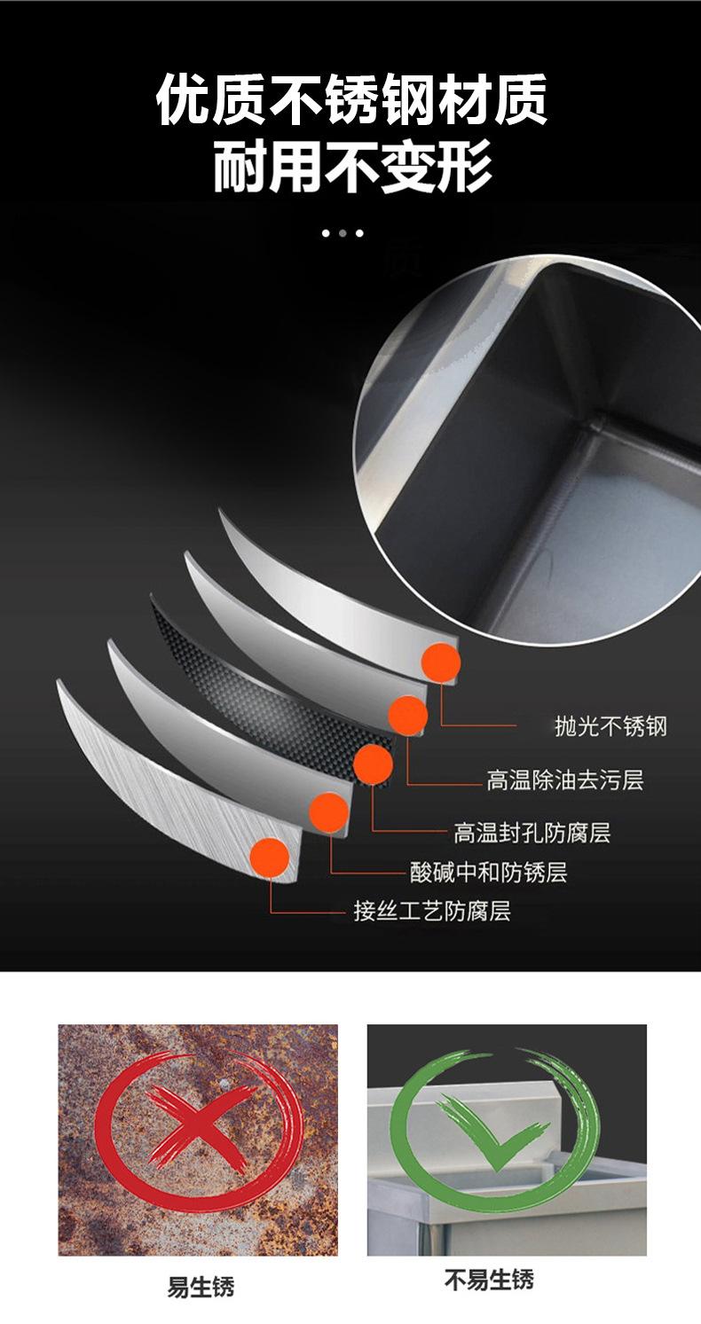 不锈钢双层工作台_07