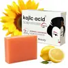 Sabonete de Ácido Kojico com Cúrcuma Transfronteiriço 100g Sabonete de Mamão Filipino Sabonete de Óleo Essencial de Limpeza Sabonete para Banho Hidratante Sabonete Artesanal Comércio Exterior