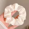 Scrunchie Doce Estilo Francês para Mulheres, Elástico de Cabelo Versátil Ruched de Renda de Alta Qualidade, Faixa para Coque, Corda para Rabo de Cavalo