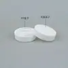 Mini 15g Frasco Redondo de PP para Loção Cremosa Embalagem de Amostra para Teste Embalagem de Produto para Cuidados com a Pele Frasco para Creme Personalização