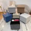 Banco de Almacenamiento Cuadrado de Algodón y Lino Caja de Almacenamiento Multifuncional Taburete de Sofá Taburete de Almacenamiento para el Hogar Taburete de Almacenamiento Taburete para Cambiar Zapatos para Sentarse