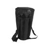 Bolsa para tambor africano de 8 pulgadas, mochila portátil negra de tela Oxford, bolsa impermeable de una sola capa para instrumentos de percusión.