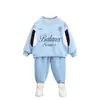 Conjunto de Ropa para Niños Primavera y Otoño 2026 Nuevo Elegante Casual Sudadera Conjunto de Dos Piezas para Niños, Ropa de Bebé, Ropa Infantil de Exportación