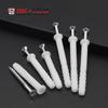 Tornillos de Expansión Galvanizados, Pernos de Expansión de Plástico de Nylon, Tornillos de Expansión de Peces Amarillos Pequeños, Pernos para Gabinetes de Pared en Stock