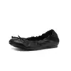 ¡Zapatos mecedores para quedarse en casa! Zapatos slip-on redondos de tacón bajo con lazo juguetón y lindo para mujer, colección de otoño 2026