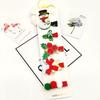 Nuevos accesorios para el cabello de Navidad lindos divertidos sombrero de Navidad lazo de árbol de Navidad clip de pico de pato juego de horquillas navideñas para niños