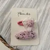 Accesorios Coreanos para el Cabello con Lentejuelas Rosas Dulces y Lazo para Mujer, Pin de Estrella Dulce de Primavera, Pin para el Cabello Infantil, Pin para el Flequillo