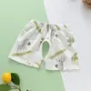 Pantalones de Algodón Puro Finos de Verano con Abertura Inferior para Niños y Niñas, Shorts para Bebé Niña, Ropa de Verano, Pantalones de Cinco Puntos Sin Costuras para Bebés