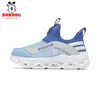 Zapatos Infantiles Babudou, Zapatos Deportivos para Niñas, Nuevo Estilo de Verano, Diseño Hueco de Malla Simple, Zapatos sin Cordones para Niños Mayores, Venta al por Mayor