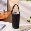 Capa para Copo Térmico Cor Pura Simples Bolsa com Alça Design de Fivela Anti-Escaldante Capa Isolante Multicor Capa Protetora para Copo de Chá de Vidro