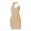 Ropa de mujer transfronteriza estilo europeo y americano 2021 nueva moda de primavera personalidad cuello redondo sexy hueco vestido comercio exterior Mayoreo