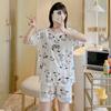 Fabricantes de origem pijama transfronteiriço Feminino Primavera e Outono manga longa calça fofo desenho animado conjunto de duas peças roupa de casa atacado