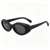 Nuevas Gafas de Sol de Celebridad de Internet Estilo Coreano con Montura Ovalada para Mujer, Hacen que el Rostro Parezca Más Pequeño, Estilo Retro de Hong Kong, Sensación de Alta Gama, Gafas de Sol con Protección UV