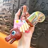 Chaveiro com Garra de Jacaré Telescópica, Pingente Mecânico de Morder com Retração por Pressão, Acessório de Brinquedo Engraçado, Atacado para Comércio Exterior