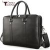 Fabricantes personalizados pasta de couro masculina 14 polegadas bolsa para laptop empresarial camada superior couro bolsa de ombro mensageiro