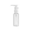 Frasco de Loção Branco Tipo Pump Desinfetante para Mãos Recarga de Frasco Sérum Shampoo Líquido Frasco de Plástico para Apertar Loção