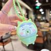 Novo Interessante Pinça de Amor Música Soprando Bolhas para Descompressão Boneco de Desenho Animado Chaveiro Pingente de Bolsa para Casal Lote