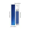 Botella de vacío azul electrochapada estilo bolígrafo para dispensar esencia para el cuidado del cabello, diseñada para fortalecer las raíces del cabello y eliminar la caspa