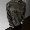 Sudadera con capucha y estampado de camuflaje americano para hombre y mujer, Otoño, Estilo coreano relajado, Ropa de abrigo, corte limpio, Cárdigan versátil