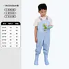 Macacão Infantil de Uma Peça para Brincar na Água com Galochas Integradas, Macacão de Pesca/Exploração na Água, Calça d'Água, Equipamento para Brincar na Areia e na Água para Jardim de Infância