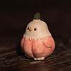 Argila Roxa de Yixing Cabeça de Alho Pássaro Animal de Estimação para Chá Alho Pássaro Ornamento Brinquedo de Chá Frango Artesanal Conjunto de Chá Acessórios de Decoração para Cerimônia do Chá