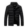 Chaqueta acolchada de algodón para hombre Amazon 2023 comercio exterior chaqueta acolchada de algodón para correr volumen para hombre abrigo de hombre invierno nuevo cuello alto algodón pluma algodón acolchado