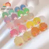 Acessórios 3D de Desenho Animado para DIY, Ovelhinhas Coloridas Galvanizadas, Figurinhas Luminosas, Pequenos Enfeites Atacado, Figurinhas de Resina Luminosas