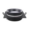 GX53 carcaça de downlight embutida luz lateral holofote quadrado 60 graus ultra fino led teto holofote carcaça