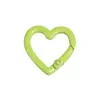 Clips de Resorte Coloridos, Anillas Abiertas Redondas, Anillas de Resorte en Forma de Corazón, Accesorios para Llaveros DIY, Conectores de Aleación