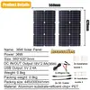 Kit panel solar 36W policristalino 12V220V/110V300W500W inversor para coche controlador 30A