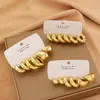 Set de Aretes Transfronterizos Europeos y Americanos Transfronterizo de Gama Alta Ccb Gota de Agua Geométricos Retorcidos Aretes de Tarjeta Aretes para Mujer Venta al por Mayor