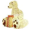 Luzes Decorativas de Natal LED Personalizadas pelo Fabricante, Projetos de Iluminação de Feriados ao Ar Livre, Luzes 3D em Forma de Animal Estéreo de Urso Sentado