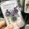 Película Protectora para Lente Ojo de Águila Incrustada con Diamantes en Color Borgoña Diamante Adecuada para Protección Metálica de Vidrio de Cámara de Teléfono Móvil Apple 18Promax