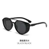 Nuevas Gafas de Sol Polarizadas Estilo Punk Transfronterizas Doble Puente Redondas Retro para Ciclismo Las Más Vendidas en Amazon Gafas Deportivas
