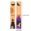 Cortina de Porta de Casal de Halloween Transfronteiriça Nova Tecido de Poliéster Bandeira de Decoração de Atmosfera de Varanda Bandeira Pendurada de Casal de Halloween