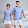 Uniformes de Equipo para Competencia Mayorista Transfronteriza, Uniformes de Bádminton de Secado Rápido para Verano, Uniformes Transpirables de Tenis de Mesa para Hombres y Mujeres, Uniformes de Entrenamiento de Voleibol